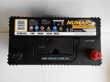 NUMAX 60B24L 45AH+ 430A